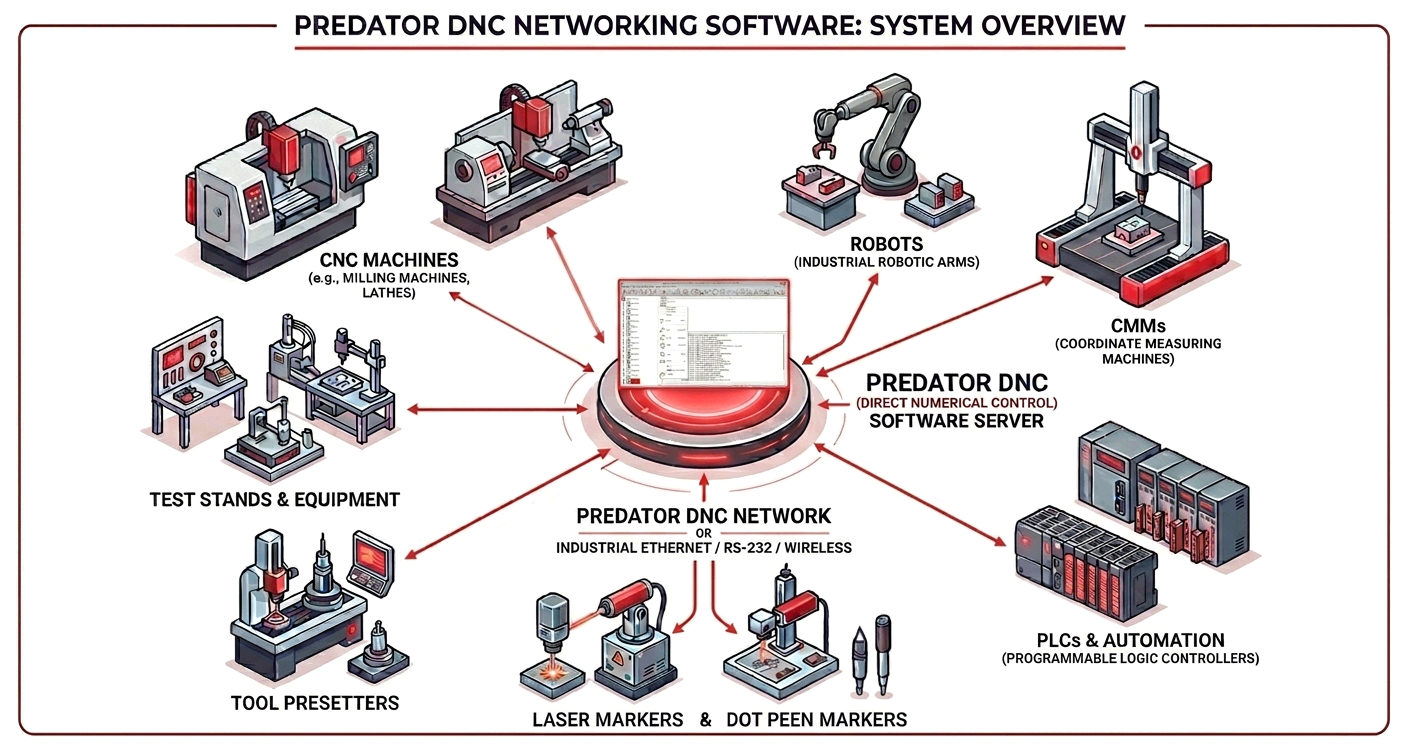 Predator DNC networking software overview